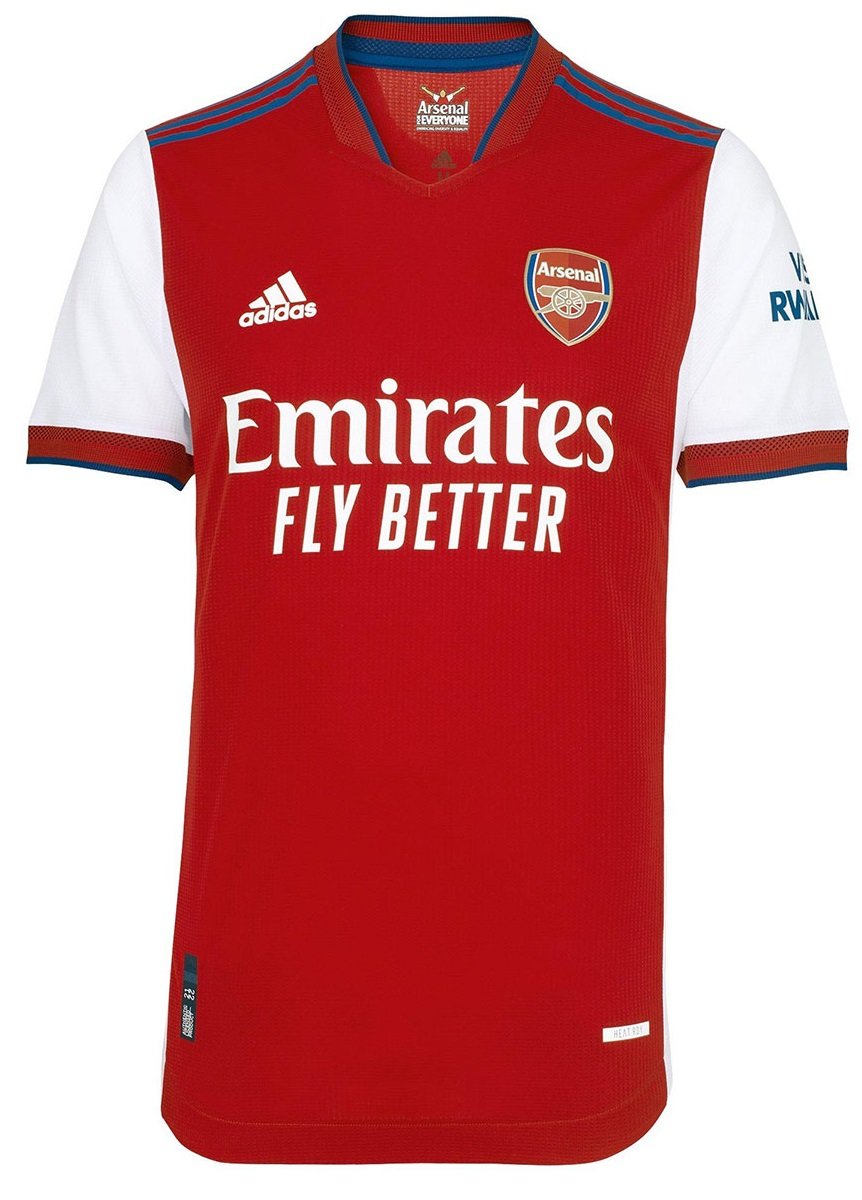 Camisa I Arsenal 2021 2022 Adidas oficial